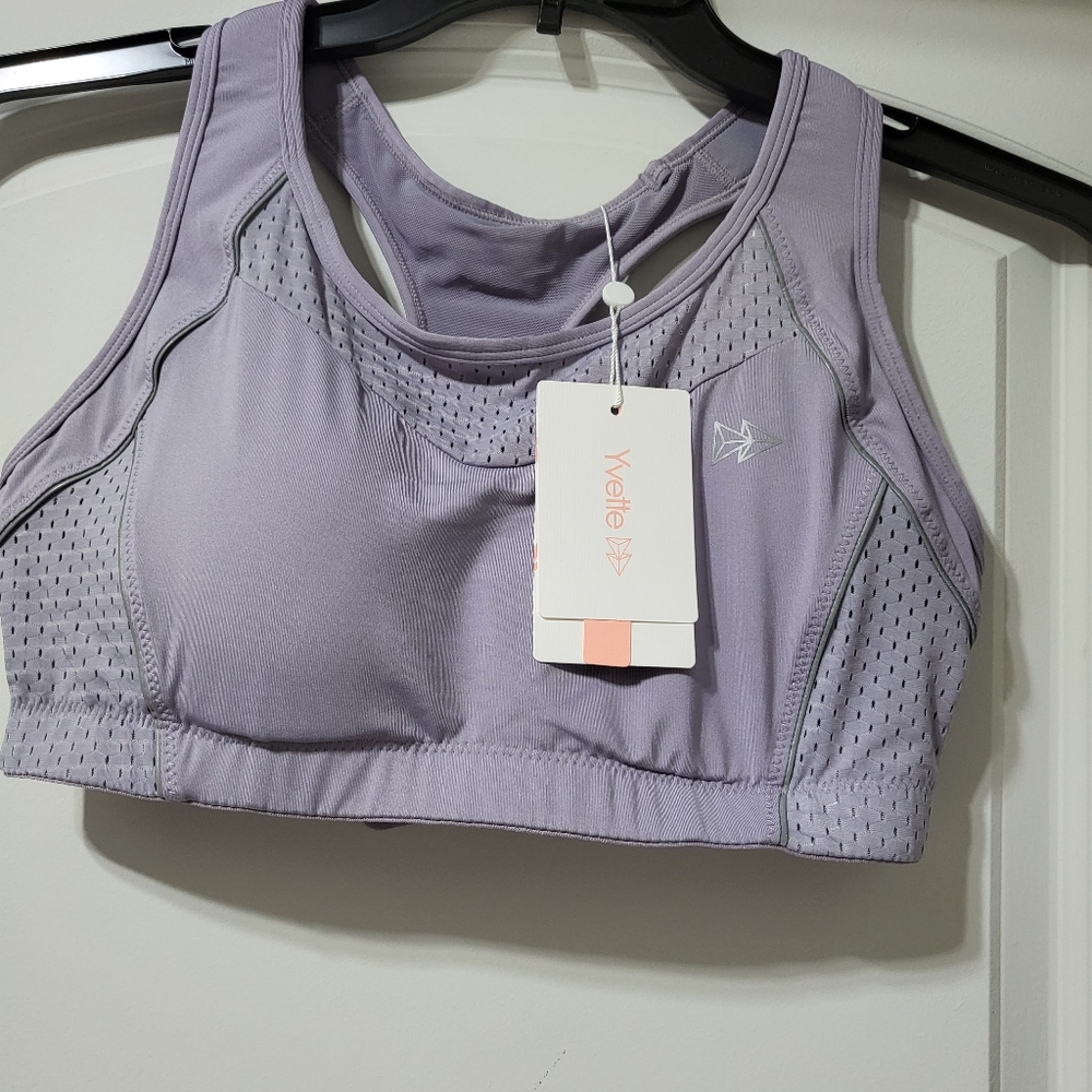 YVETTE Sculpt Racerback Line Padded Running Bra